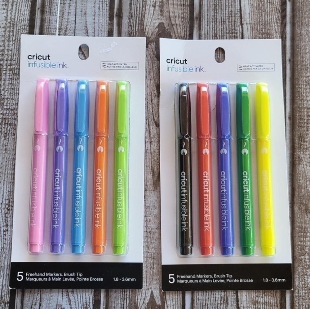 🆕️ Cricut infusable ink freehand markers new in packaging 1.8-3.6mm 2 packages